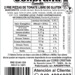 Pre pizzas de tomate 600g x2