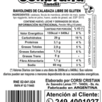 Raviolones de calabaza 250g