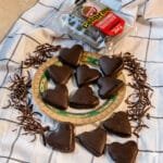 Corazones bañados de chocolate  250g